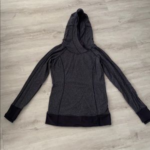 LuluLemon herringbone hooded sweater